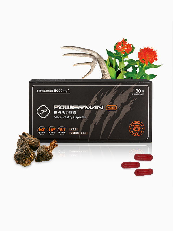 Play & Joy - POWERMAN Maca Energy Capsules