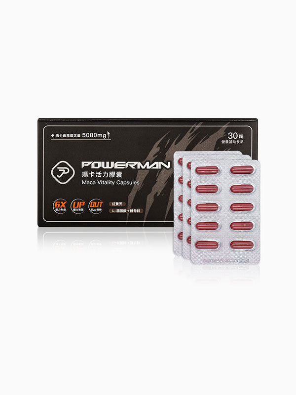 Play & Joy - POWERMAN Maca Energy Capsules