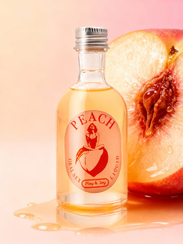 Play & Joy - Peach Flavoured Oral Sex Gel Edible Personal Lubricant
